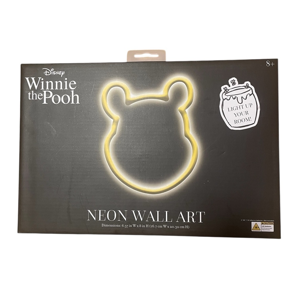 Disney Winnie the Pooh Neon Wall Art Light – New in Box